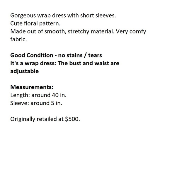 FINAL⬇️ BCBGMaxAzria Floral Wrap Dress - Picture 8 of 8